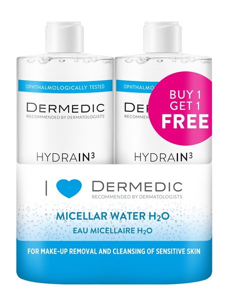 Dermedic Hydrain3 Hialuro Micellar Water H20 Set
