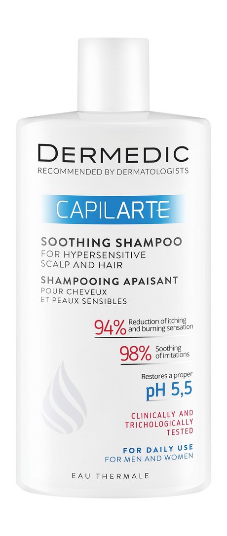 Dermedic Capilarte Soothing Shampoo for Hypersensitive Scalp and Hair