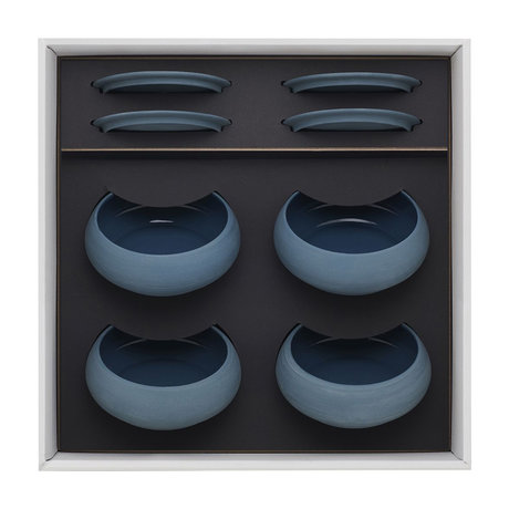 Degrenne Bahia Bleu De Roche Casseroles Set