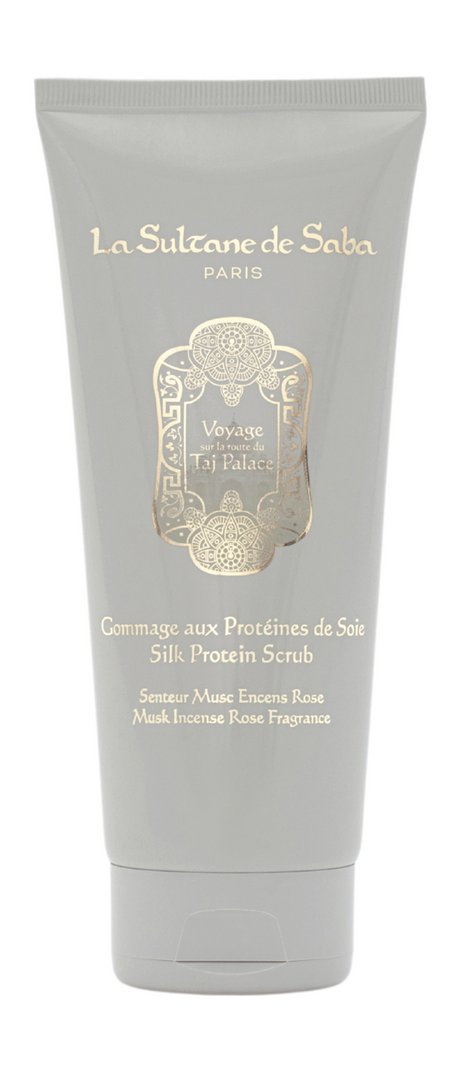 La Sultane de Saba Voyage sur la Route du Taj Palace Musk Incense Rose Silk Protein Scrub