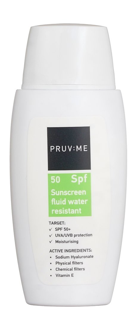 Pruv:Me Water Resistant Sunscreen Fluid SPF 50