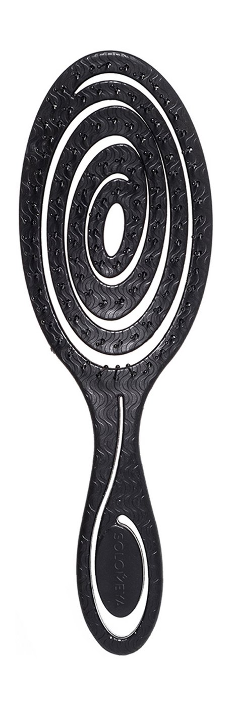 Solomeya Detangling Bio Hair Brush Black