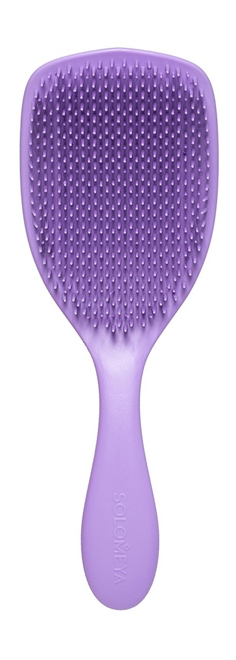 Solomeya Wet Detangler Brush Cushion Lavender