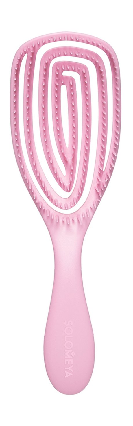 Solomeya Wet Detangler Brush Oval Strawberry