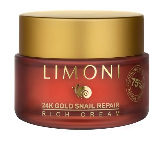 Limoni 24K Gold Snail Repair Rich Cream
