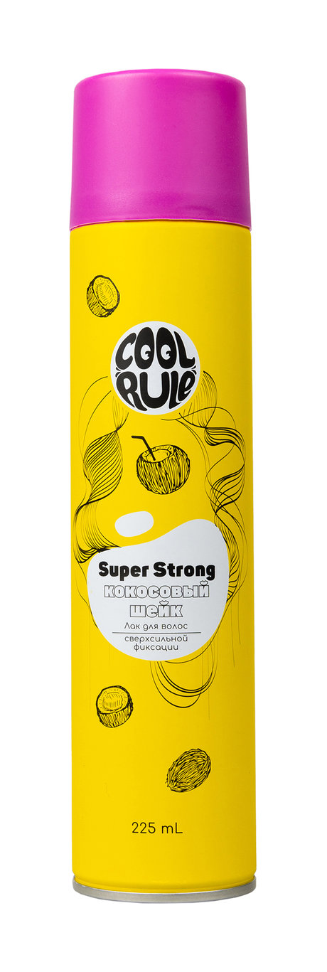 Сool Rule Hair Spray Super Strong Coconut Shake