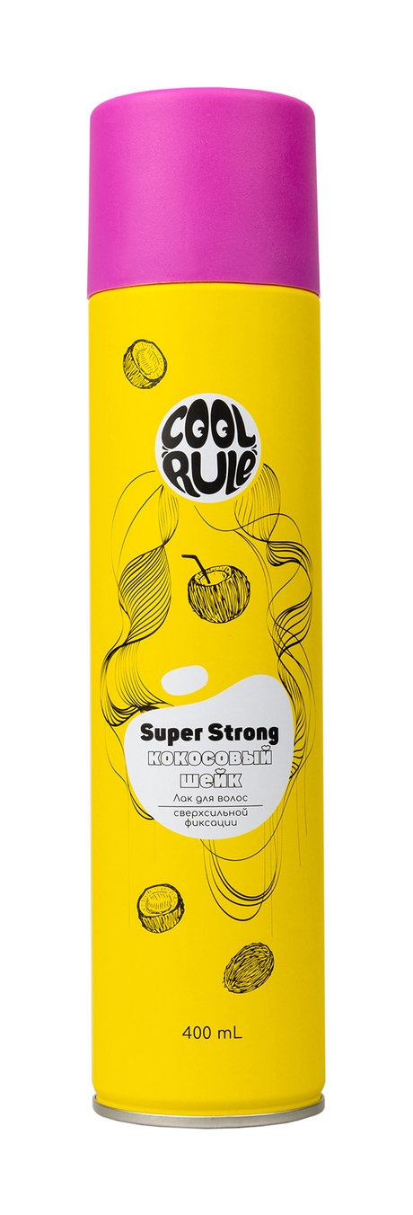Сool Rule Hair Spray Super Strong Coconut Shake