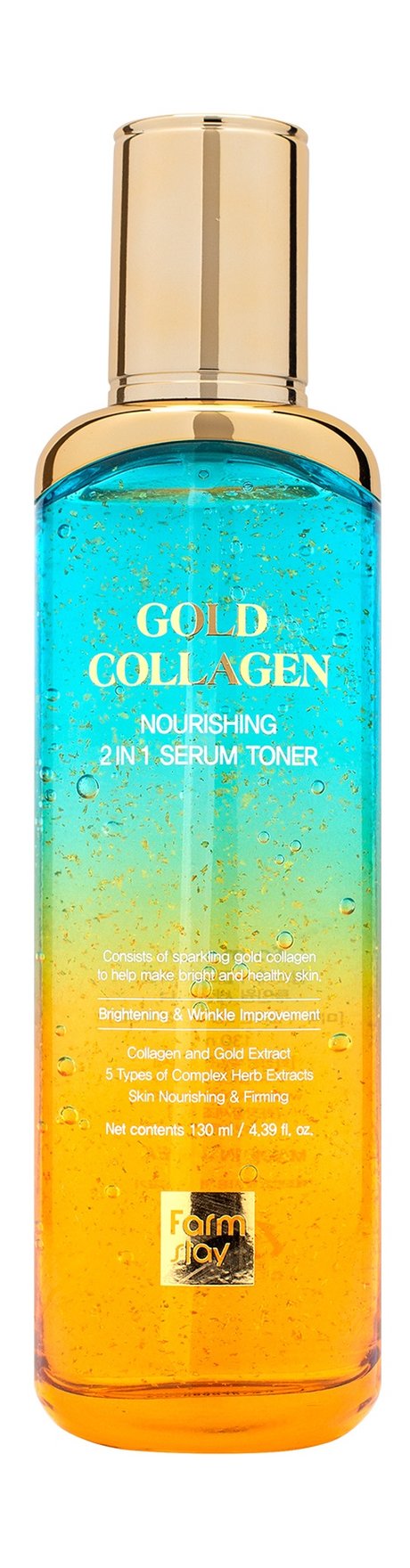 FarmStay Gold Collagen Nourishing 2 in 1 Serum Toner