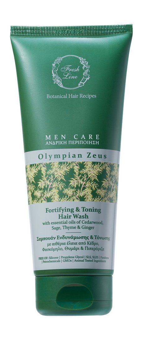 Fresh Line Men Care Olympian Zeus Fortifying and Toning Hair Wash