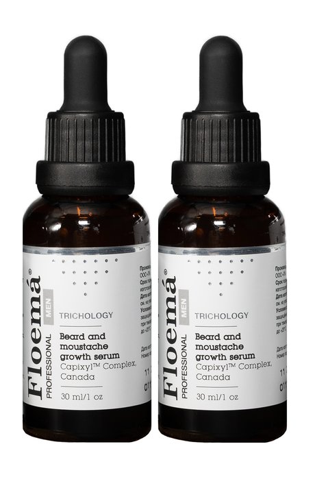 Floema Men Beard and Moustache Growth Serum