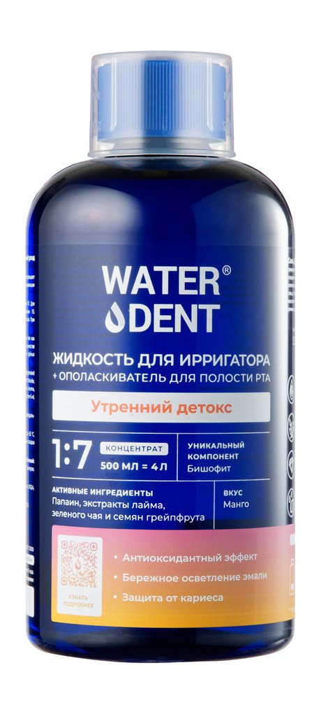 Waterdent Утренний детокс Жидкость для ирригатора
