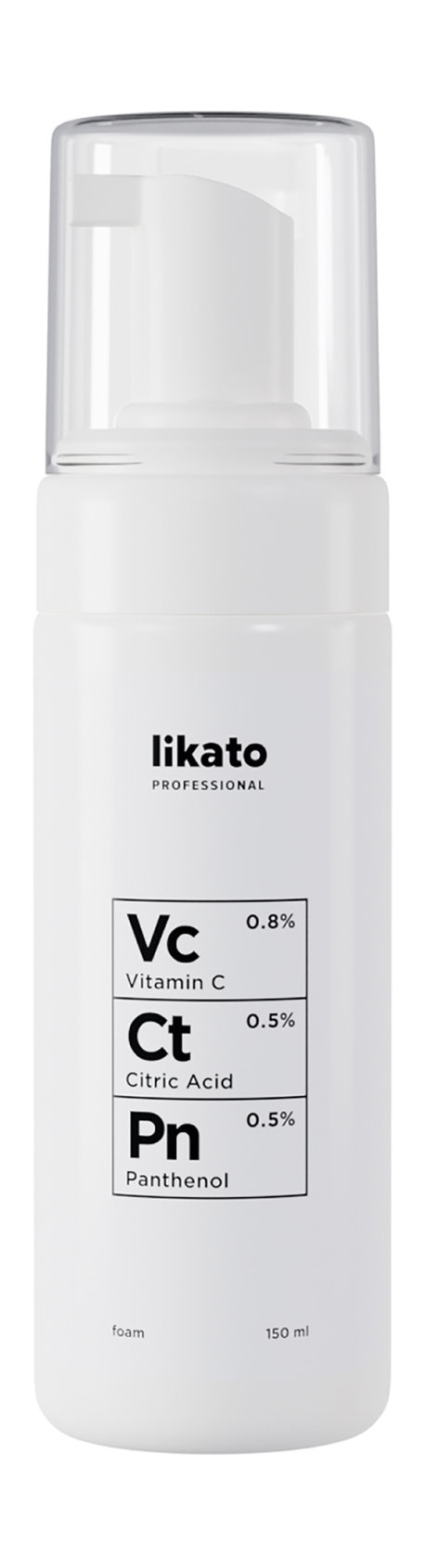 Likato Professional Vitamin C, Panthenol and Citric Acid Cleansing Foam