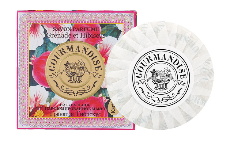 Gourmandise Savon Parfume Grenade et Hibiscus — цена и наличие Gourmandise Savon Parfume Grenade et Hibiscus