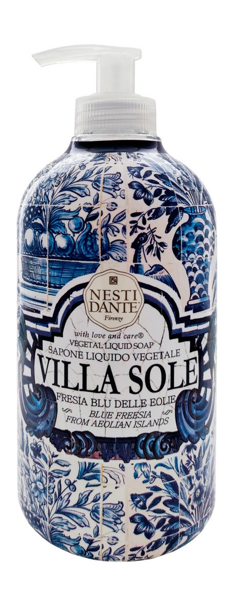 Nesti Dante Villa Sole Blue Freesia from Aeolian Islands Liquid Soap