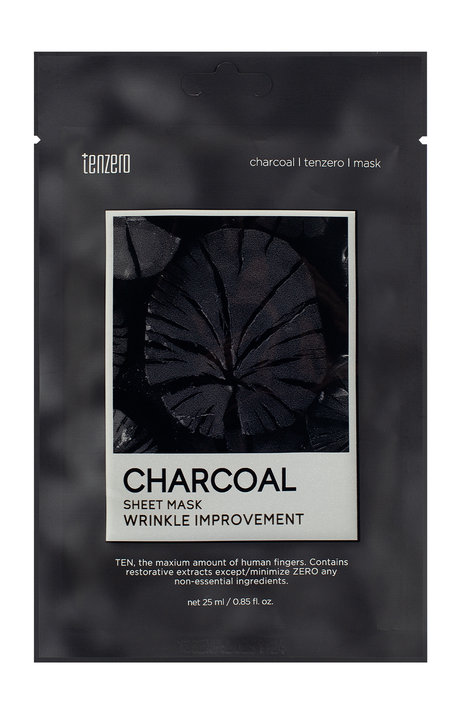 Tenzero Charcoal Sheet Mask tenzero charcoal sheet mask