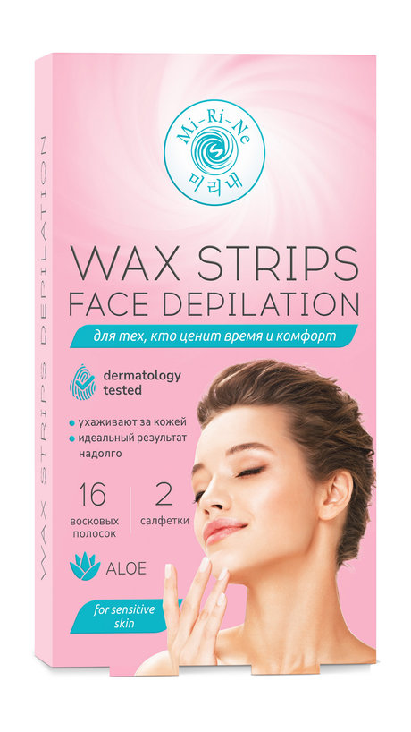 Mi-Ri-Ne Aloe Face Depilation Wax Strips