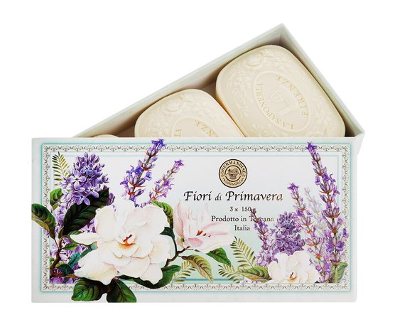 Gourmandise Savon Parfume Fiori di Primavera Set