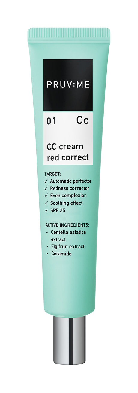 Pruv:Me 01 Cc Red Correct CC Cream SPF 25