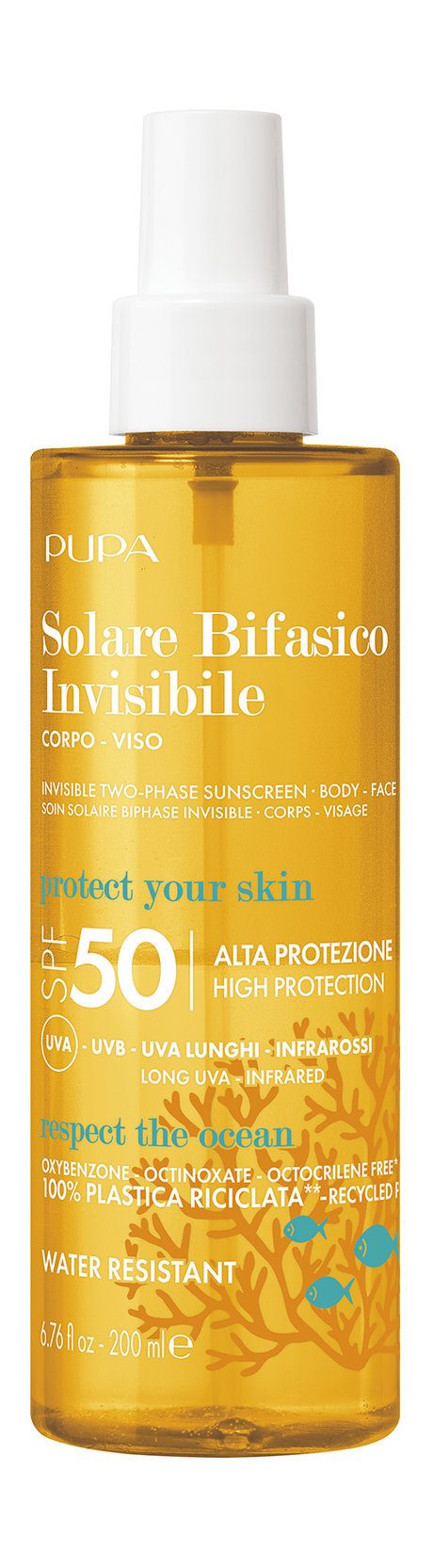 Pupa Invisible Two-Phase Sunscreen SPF 50