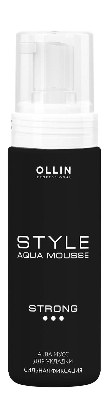 Ollin Professional Style Strong Aqua Mousse