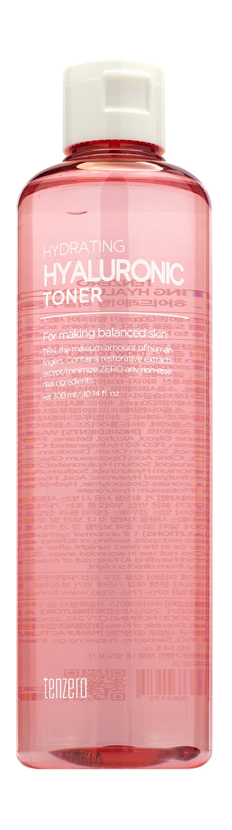 Tenzero Hydrating Hyaluronic Toner