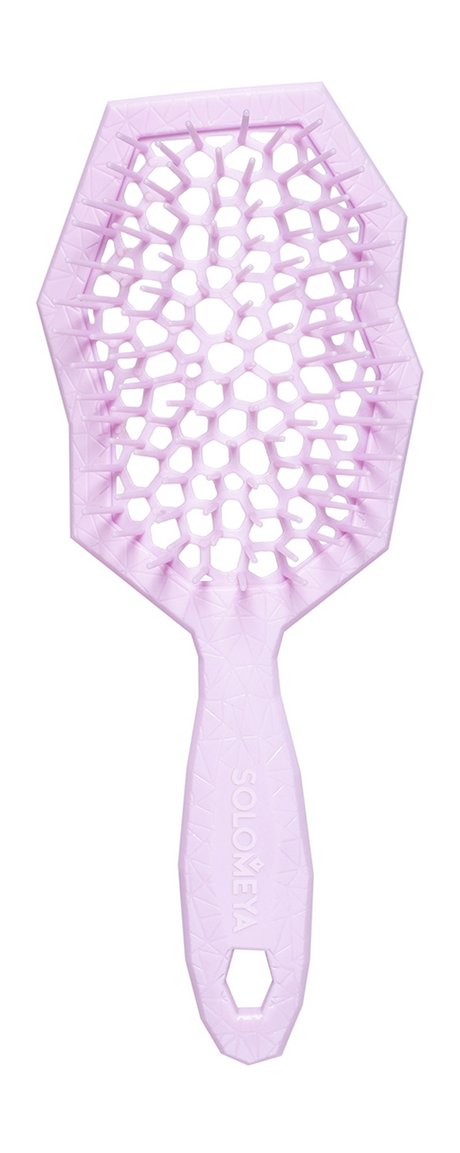 Solomeya Air Cushion Brush for Wet and Dry Hair Lilac