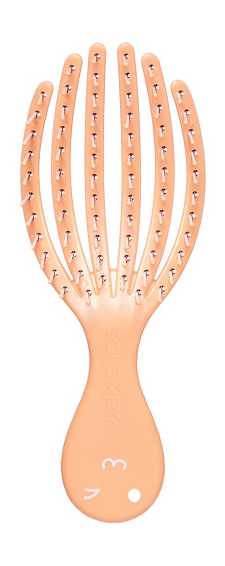 Solomeya Mini Detangling Octopus Brush Orange