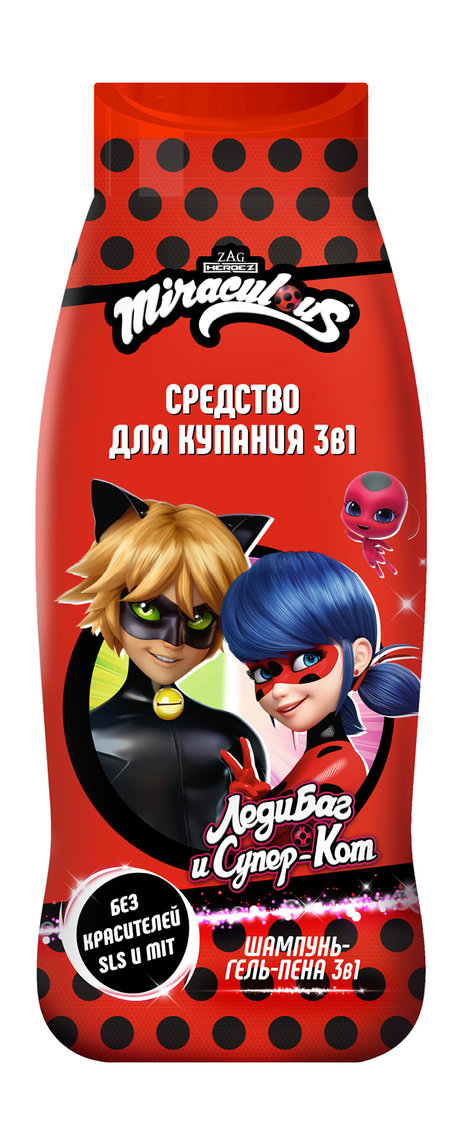 Miraculous Леди Баг и Супер-Кот Шампунь-гель-пена