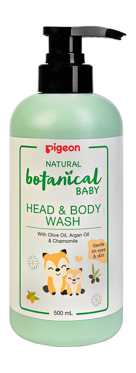 Pigeon Natural Botanical Baby Head and Body Wash