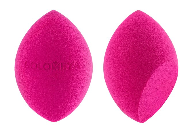 Solomeya Flat End Blending Sponge Pink
