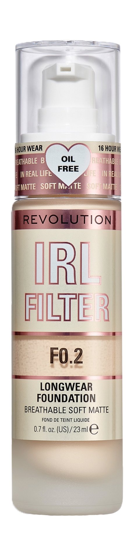 Revolution Makeup IRL Filter Longwear Soft Matte Foundation