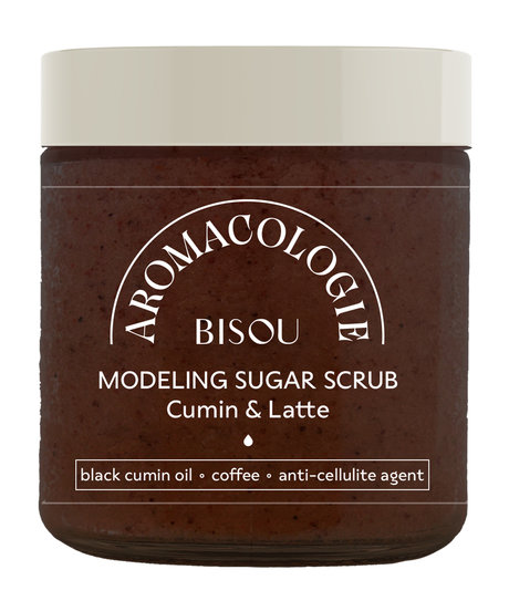 Bisou Aromacologie Cumin and Latte Modeling Sugar Scrub