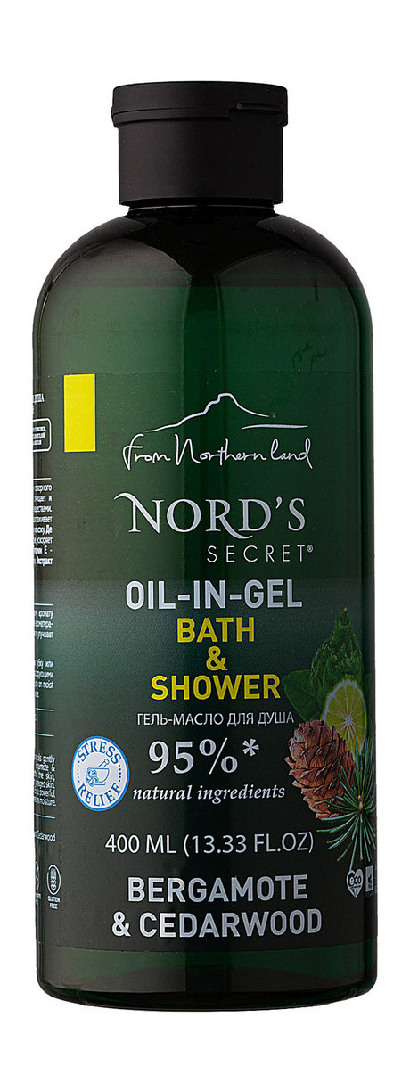 Nord's Secret Bath & Shower Oil-In-Gel Bergamote & Cedarwood