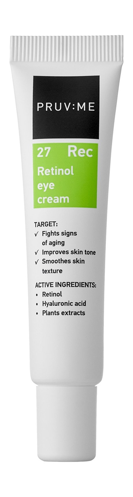 Pruv:Me Rec 27 Retinol Eye Cream — цена и наличие Pruv:Me Rec 27 Retinol Eye Cream