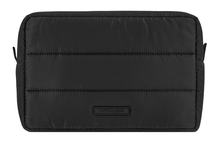 Гурмандиз Косметичка Дорожная из плащевки Черная