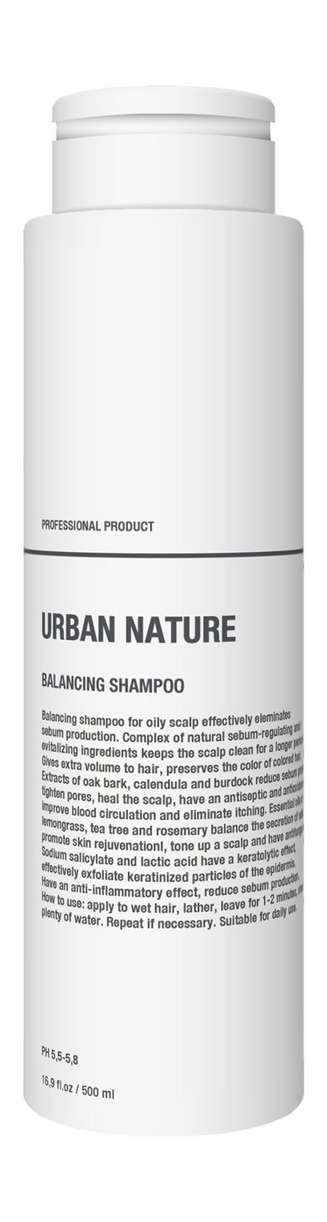 Urban Nature Balancing Shampoo — цена и наличие Urban Nature Balancing Shampoo