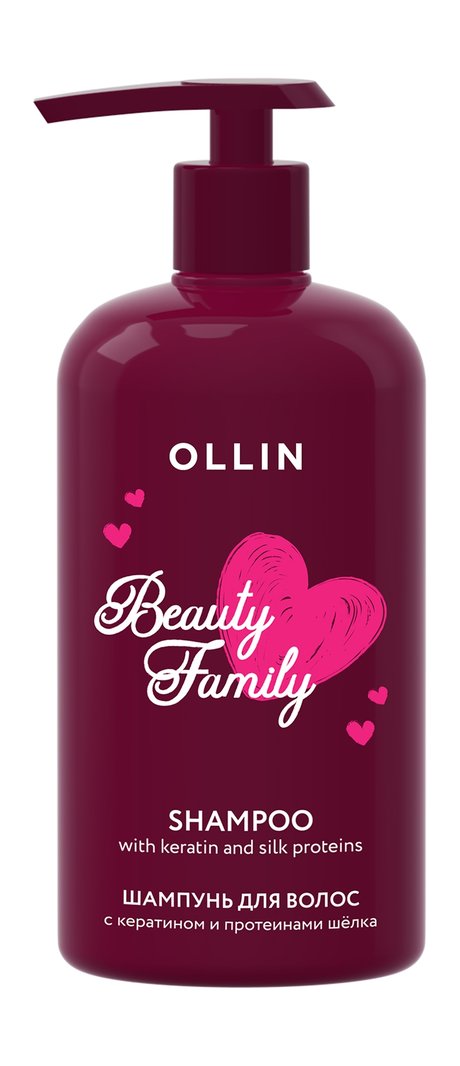 Ollin Beauty Family Keratin and Silk Proteins Shampoo