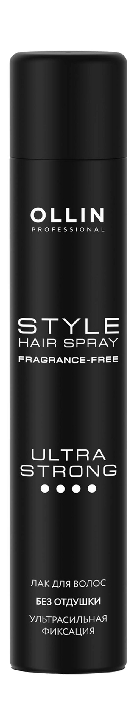 Ollin Professional Style Hair Spray Fragrance-free Ultra Strong