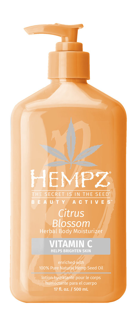 Hempz Beauty Actives Citrus Blossom Herbal Body Moisturizer with Brightening Vitamin C