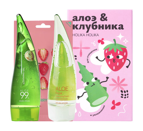 Holika Holika Набор Алоэ и клубника