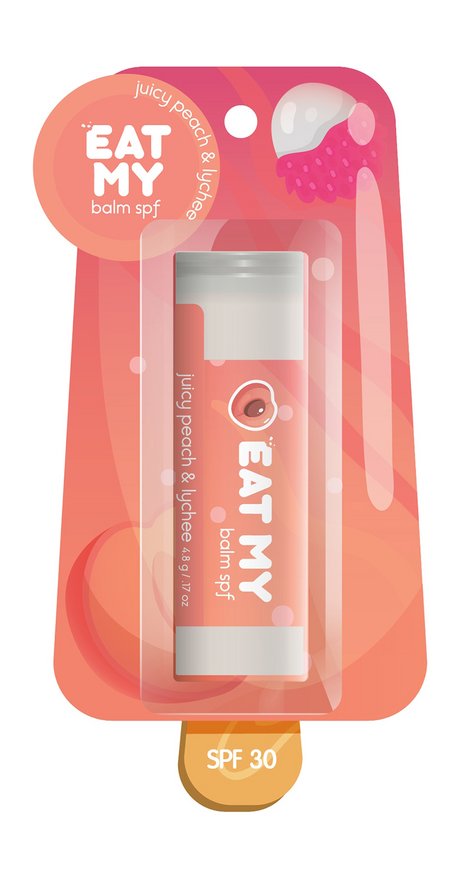 Eat My Balm Juicy Peach and Lychee SPF 30