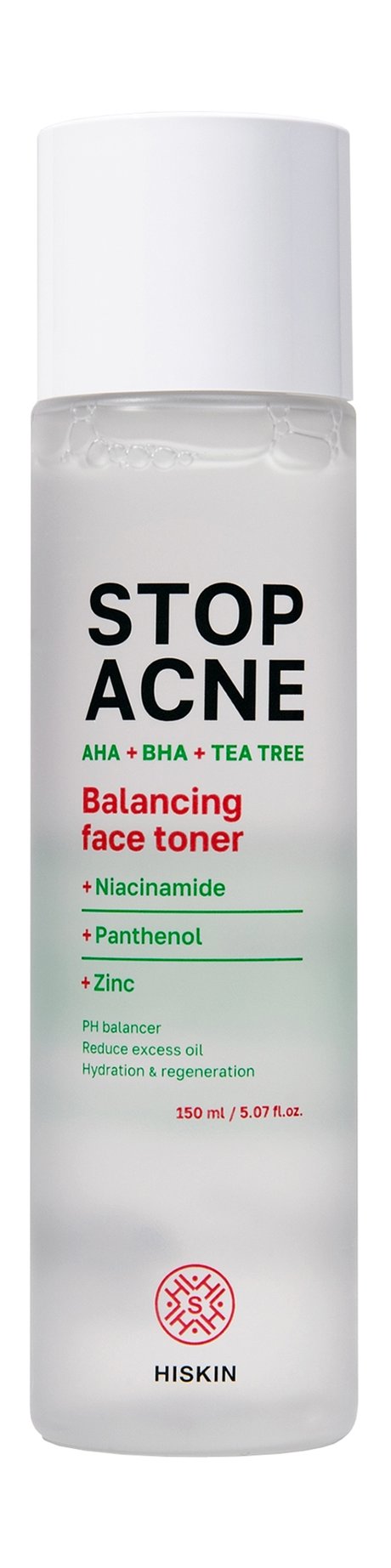 Hiskin Stop Acne Balancing Face Toner