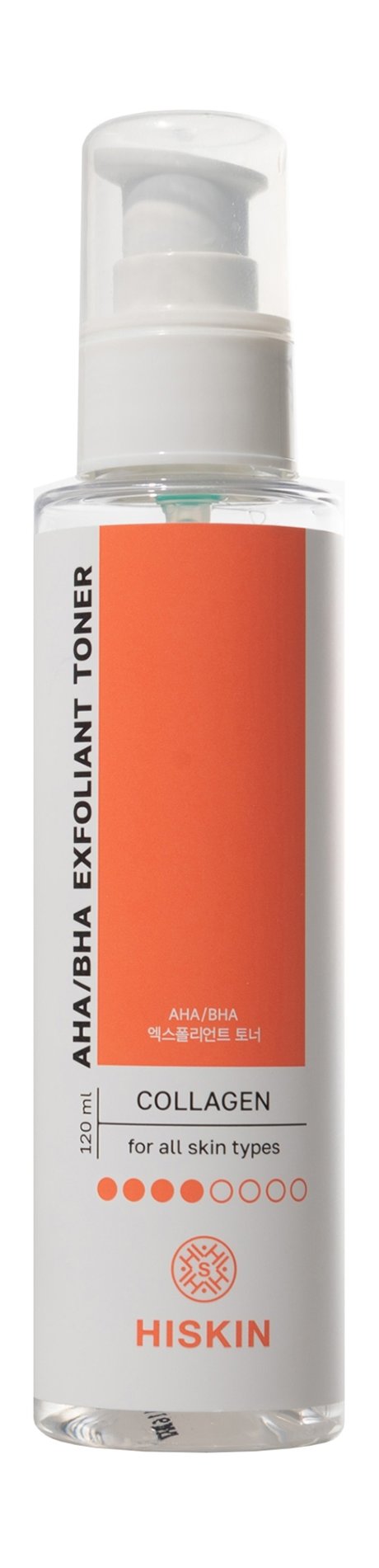 Hiskin Collagen АНА • ВНА Exfoliant Toner