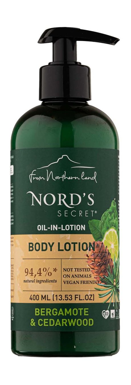 Nord's Secret Moisturizing Body Lotion Bergamote & Cedarwood