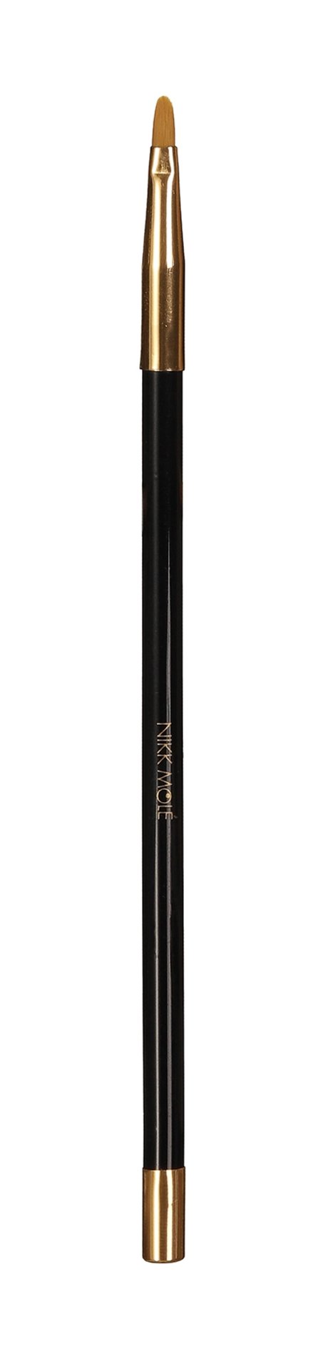 Кисть для тонких линий и окрашивания бровей Nikk Mole Black Gold Brush 11