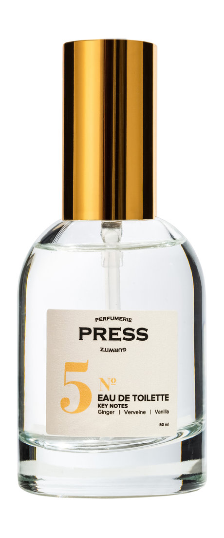 Press Gurwitz Perfumerie №5 Ginger, Vanilla, Verviene Eau de Toilette