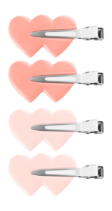 Solomeya No Crease Hair Clips Heart
