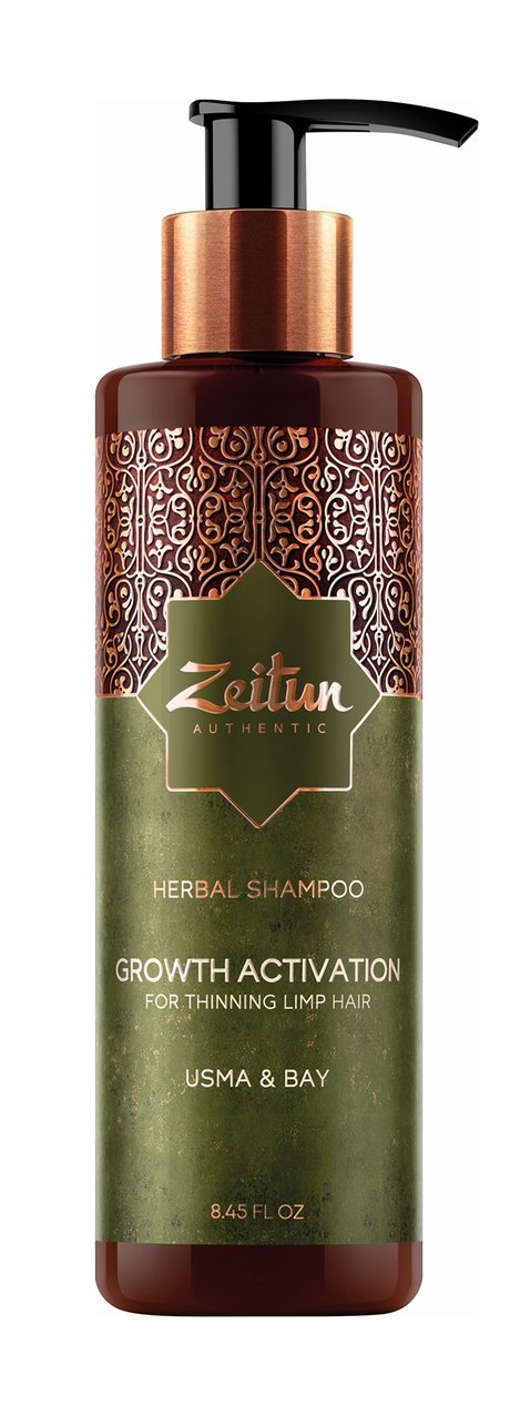 Zeitun Growth Activation for Thinning Limp Hair Herbal Shampoo