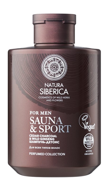 Natura Siberica Sauna & Sport for Men Cedar Charcoal & Wild Ginseng