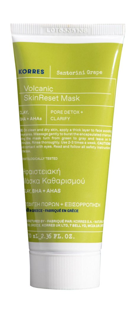 Korres Santorini Grape Volcanic Skin Reset Mask